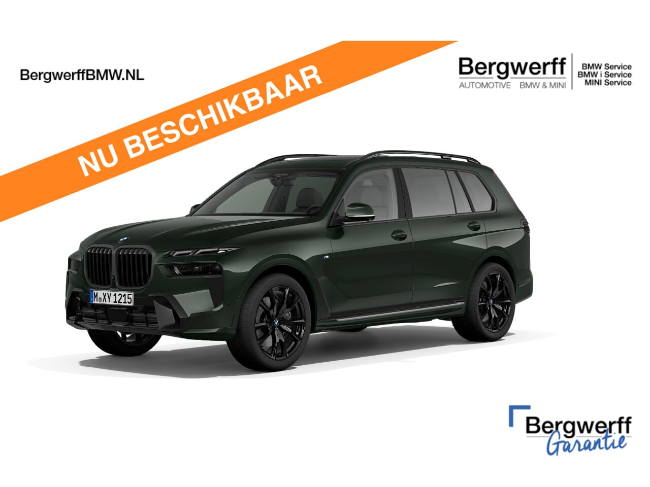 BMW X7 - xDrive40i M-Sport Pro - Individual "Malachitgrün" - Executive Drive Pro - Active Steering - AutoWereld.nl