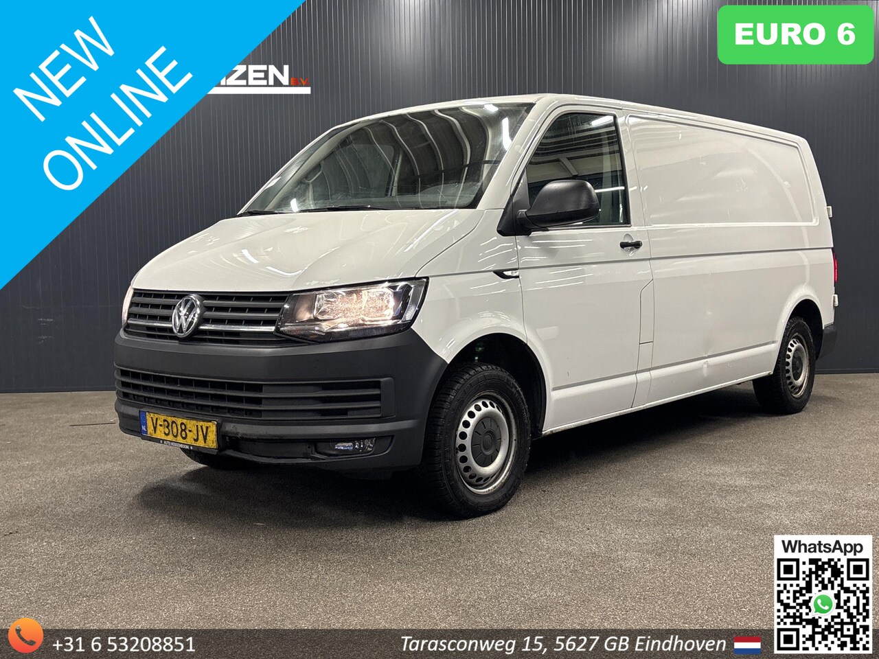 Volkswagen Transporter - 2.0 TDI L2H1 DSG Automaat | € 8.350,- NETTO! | Euro 6 | Cruise | Airco | PDC | Trekhaak | - AutoWereld.nl