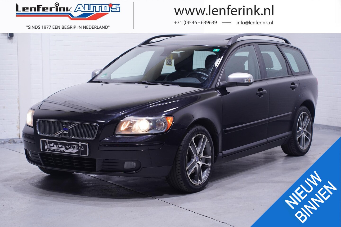 Volvo V50 - 1.8 Edition II Sport Leder Cruise Trekhaak schuifdak - AutoWereld.nl