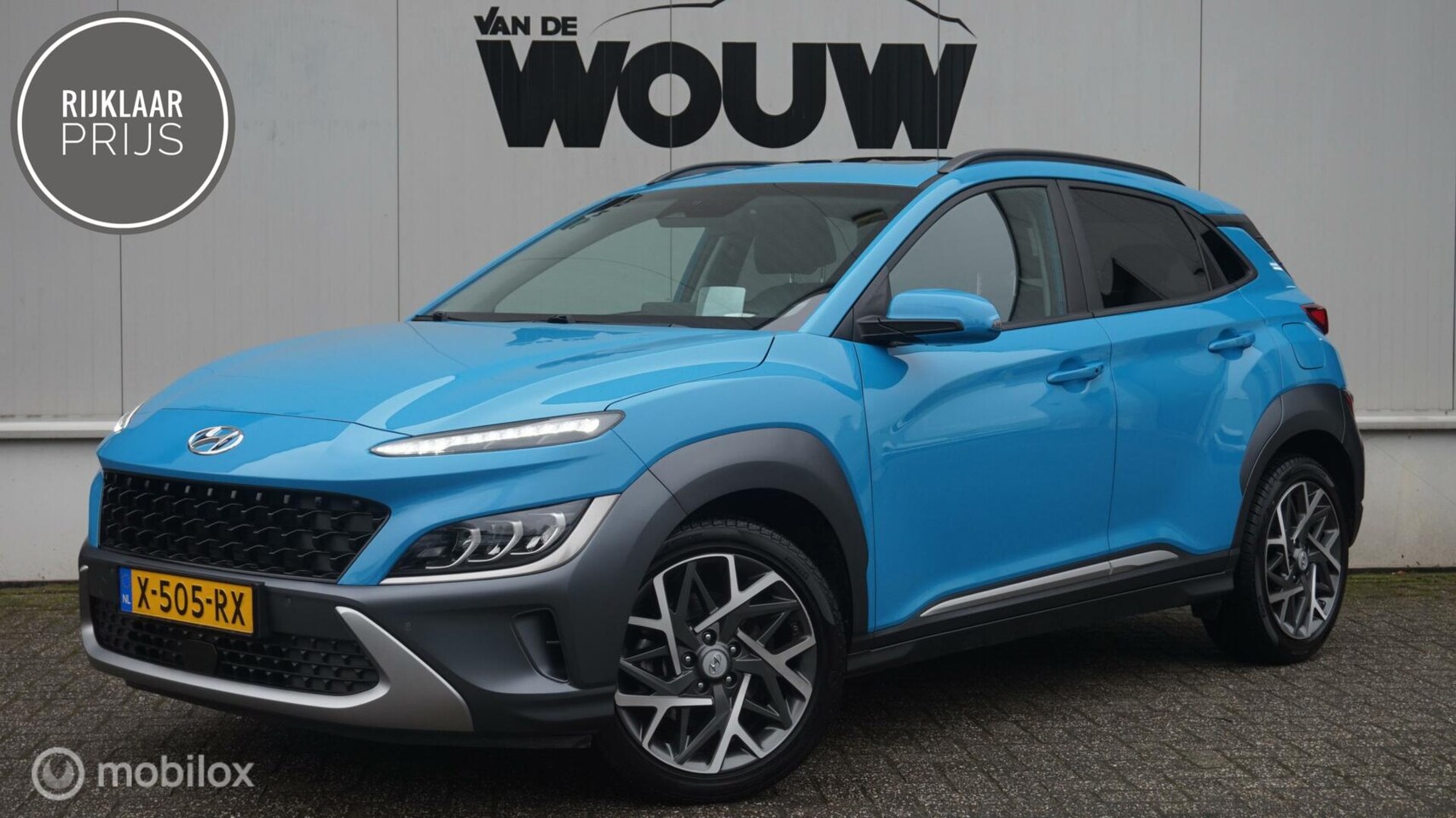 Hyundai Kona - 1.6 HYBRID Schuif-Kanteldak | Elektr. Stoelverstelling | Leder | HUD | Navigatie 10.25 inc - AutoWereld.nl