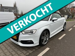 Audi A3 Cabriolet - 1.4 TFSI CoD 2x S-line, Leder, Nekverwarming, Navi, Cruisecontrol, Bluetooth