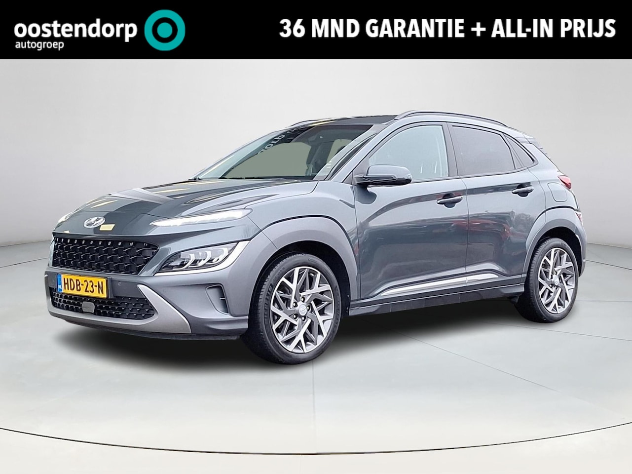 Hyundai Kona - 1.6 GDI HEV Premium | Achteruitrijcamera | Lichtmetalenvelgen | Stoelverwarming | Navigati - AutoWereld.nl