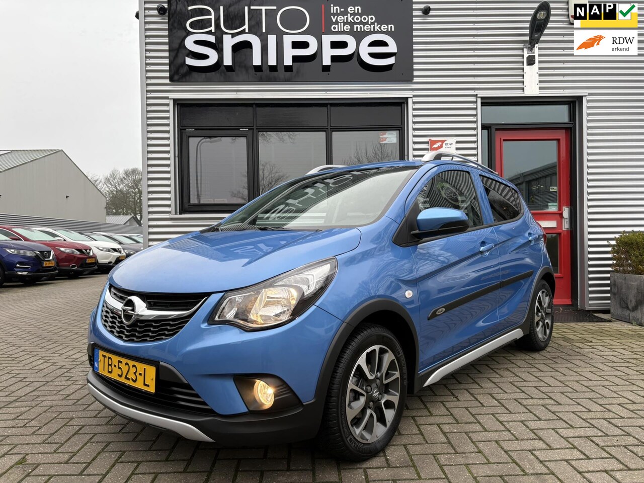 Opel Karl - 1.0 Rocks Online Edition -AIRCO-CRUISECONTROL-APPLE CARPLAY/ANDROID AUTO-NAVI-TREKHAAK-1ST - AutoWereld.nl