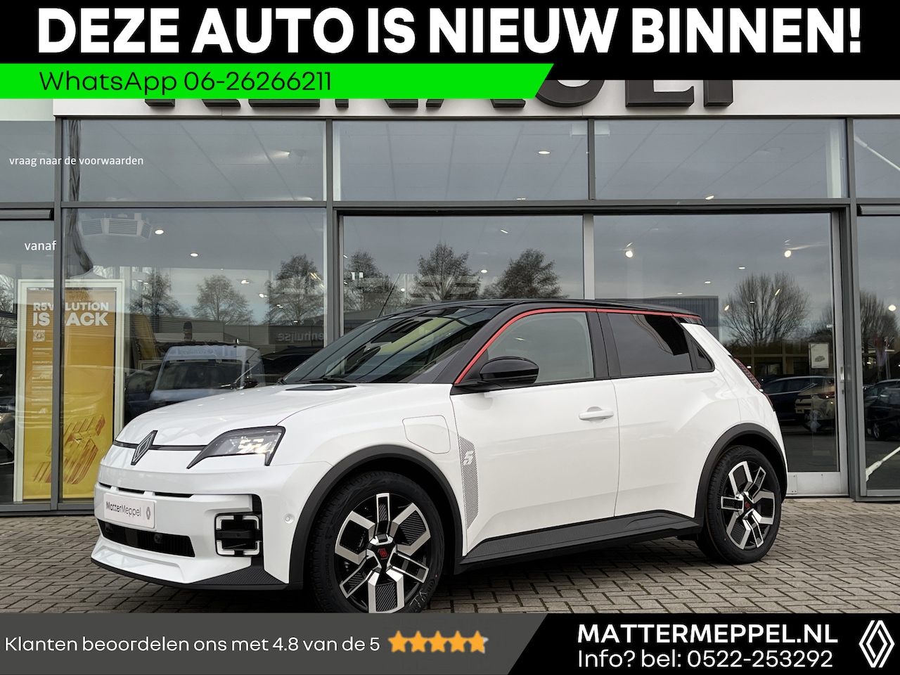 Renault 5 - Comfort Range Techno 52 kWh Automaat | OP VOORRAAD! | Pack Winter | Pack Advanced Driving - AutoWereld.nl