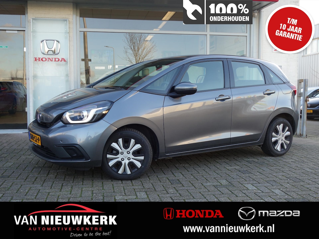 Honda Jazz - 1.5 e:HEV Hybrid Automaat Elegance | Carplay & Android | Parksensoren | Adapt.Cruise - AutoWereld.nl