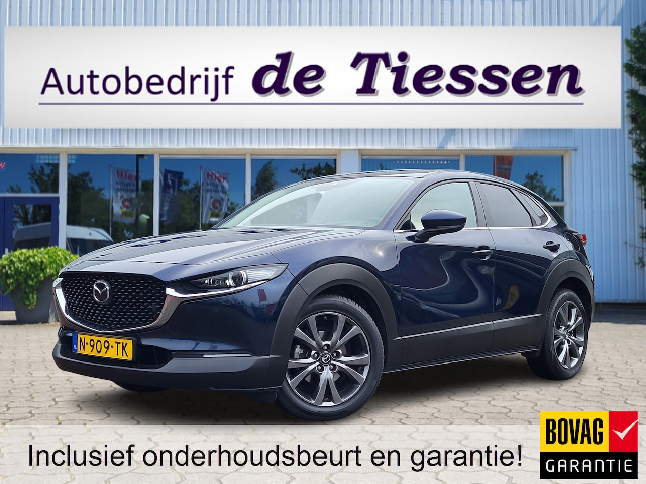 Mazda CX-30 - 2.0 e-SkyActiv-X M Hybrid 187PK Luxury, Bose, Leer, Rijklaat met beurt & garantie! - AutoWereld.nl