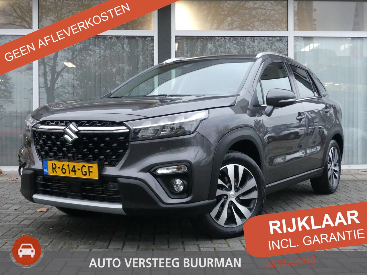 Suzuki S-Cross - 1.4 Boosterjet Style Smart Hybrid ORG.NL garantie tot 2028! Sunroof, Trekhaak, Navigatie - AutoWereld.nl