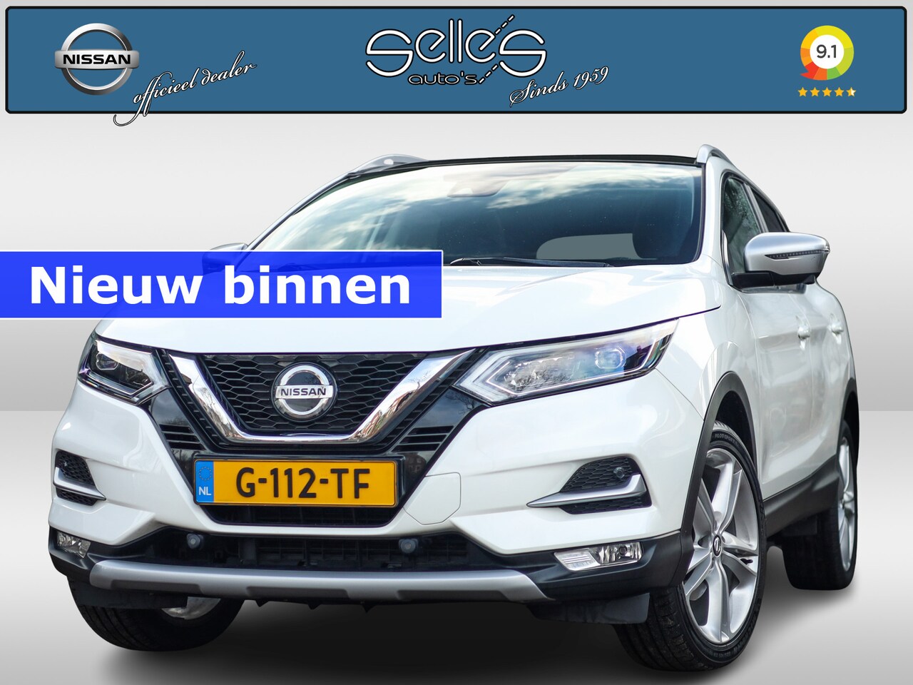 Nissan Qashqai - 1.3 DIG-T N-Motion 360 camera | Cruisecontrol | Panorama dak - AutoWereld.nl