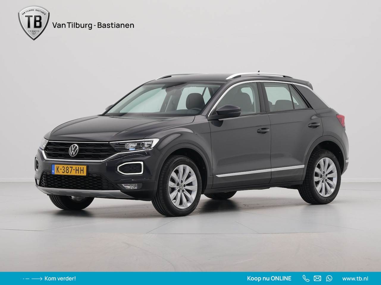 Volkswagen T-Roc - 1.5 TSI 150pk Sport Navi via App Trekhaak Virtual Cockpit Led - AutoWereld.nl