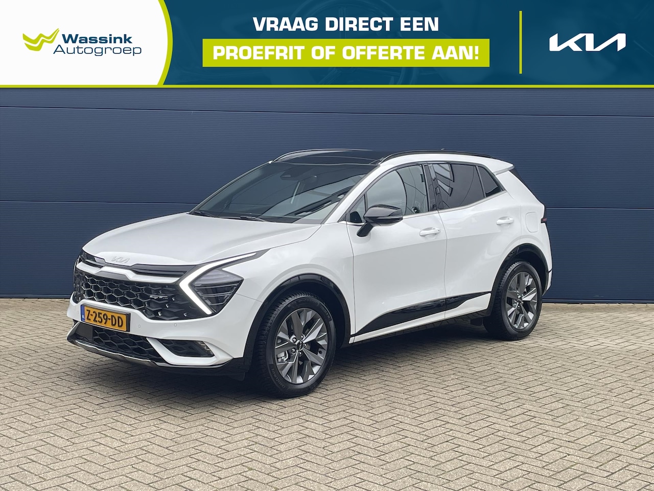 Kia Sportage - 1.6 T-GDi 230pk Hybrid AT6 GT-Line | trekhaak 1650KG | BTW auto | NL auto Unieke stand! - AutoWereld.nl