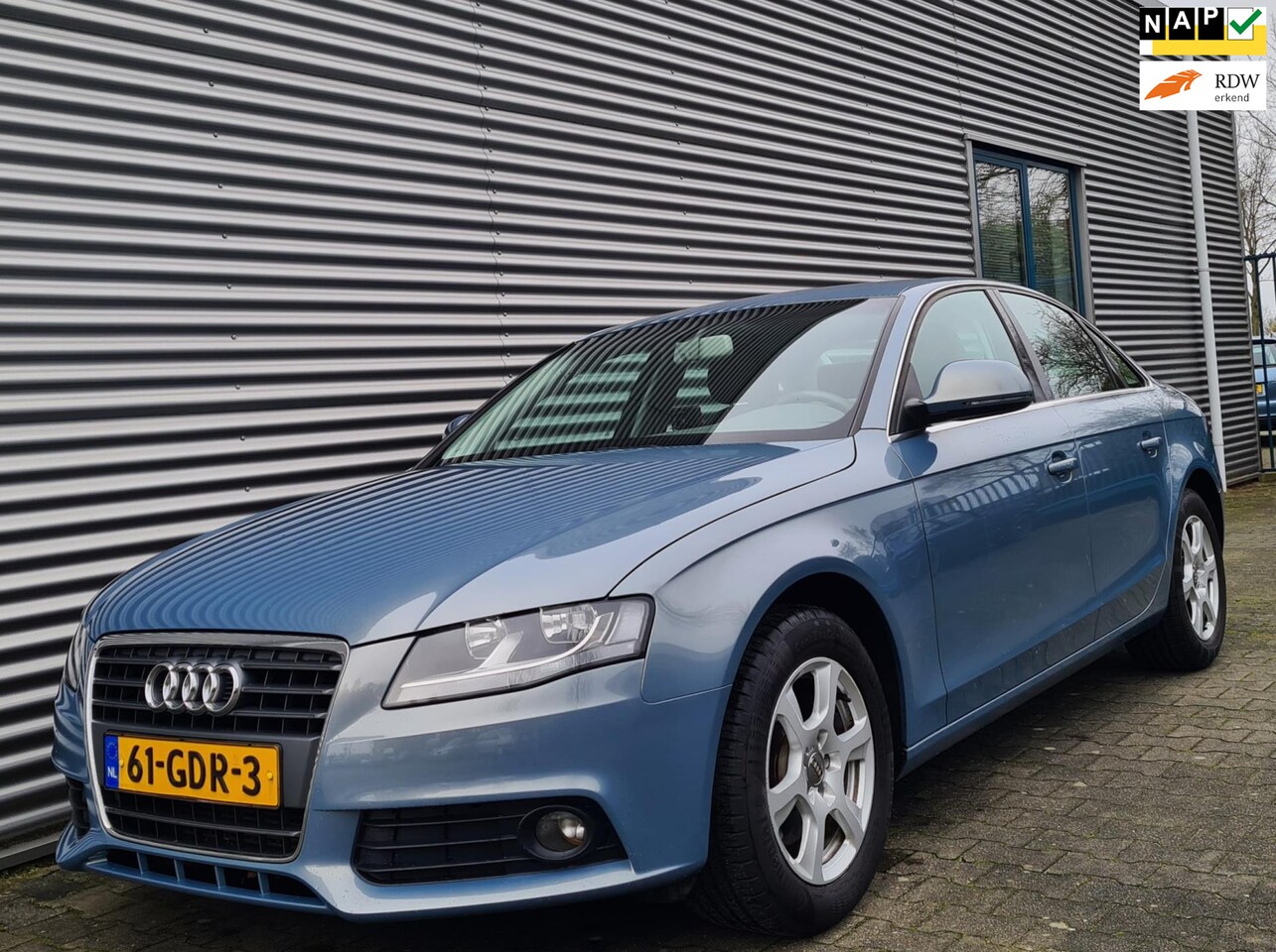 Audi A4 Limousine - 1.8 TFSI Pro Line Business AUT 06-2008 Sphaerenblau Metallic 148dkm NAP!! - AutoWereld.nl