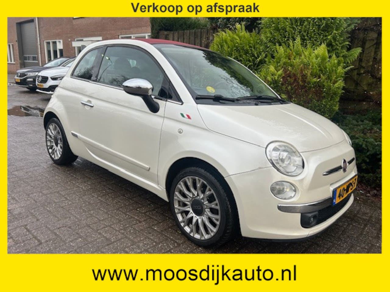 Fiat 500 C - 1.2 Rock Cabrio/ Automaat/ Orig NL Auto/ airco ecc/ lm. velg/ met NAP / Nw-APK/ Verkoop al - AutoWereld.nl