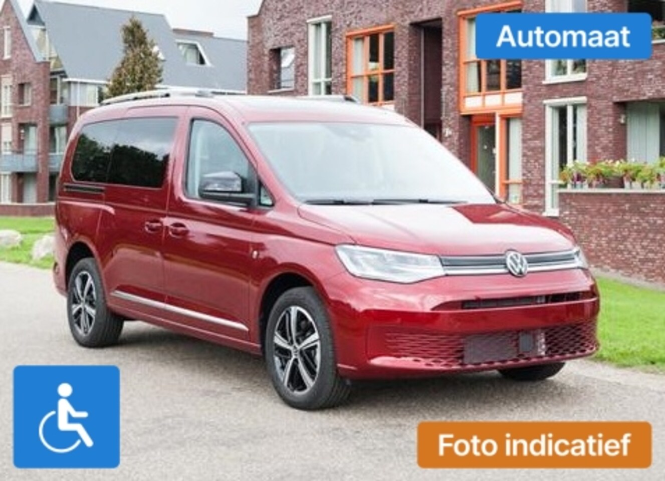 Volkswagen Caddy Maxi - L2 Rolstoelauto Automaat 5+1 - AutoWereld.nl