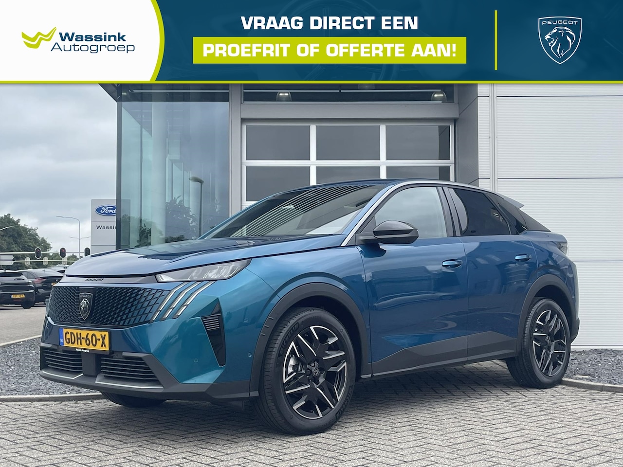 Peugeot 3008 - 1.2 HYBRID 136pk e-DCS6 Allure | AUTOMAAT | Adaptive Cruise Control | Navigatie | PDC Voor - AutoWereld.nl