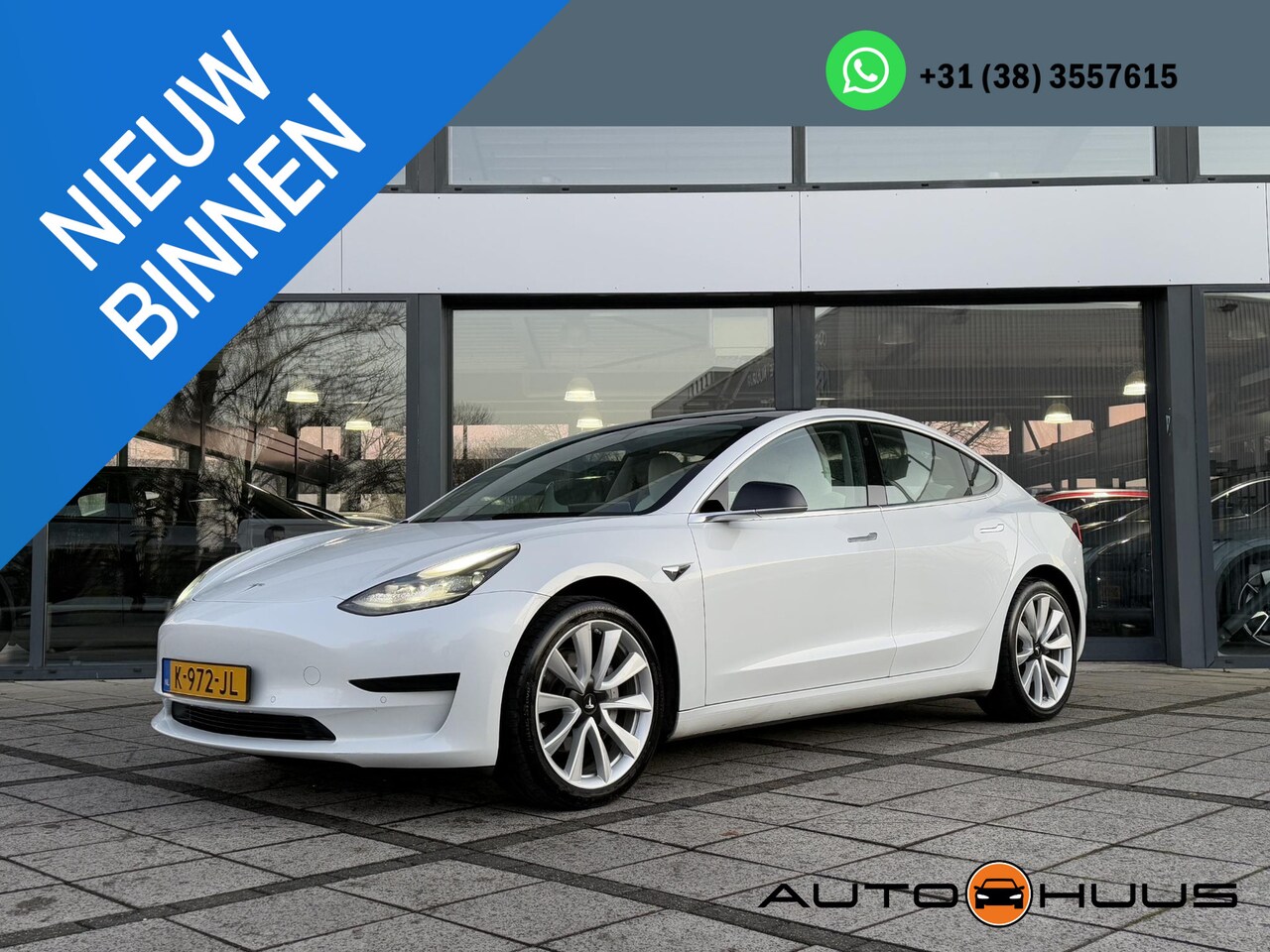 Tesla Model 3 - Range Plus RWD Autopilot Panorama Leder - AutoWereld.nl