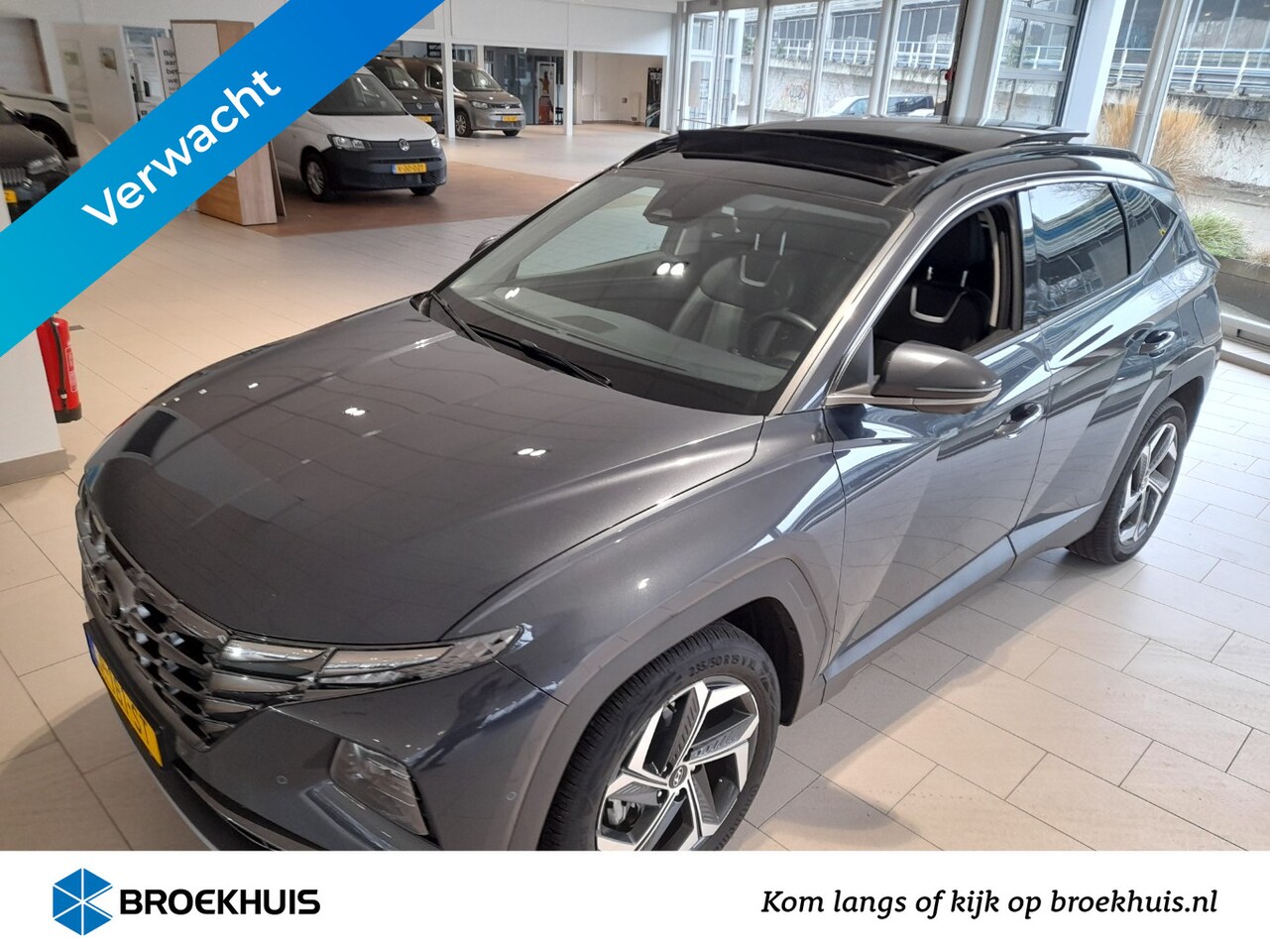 Hyundai Tucson - 1.6 T-GDI HEV Premium Sky | Trekhaak | AllSeason banden | - AutoWereld.nl