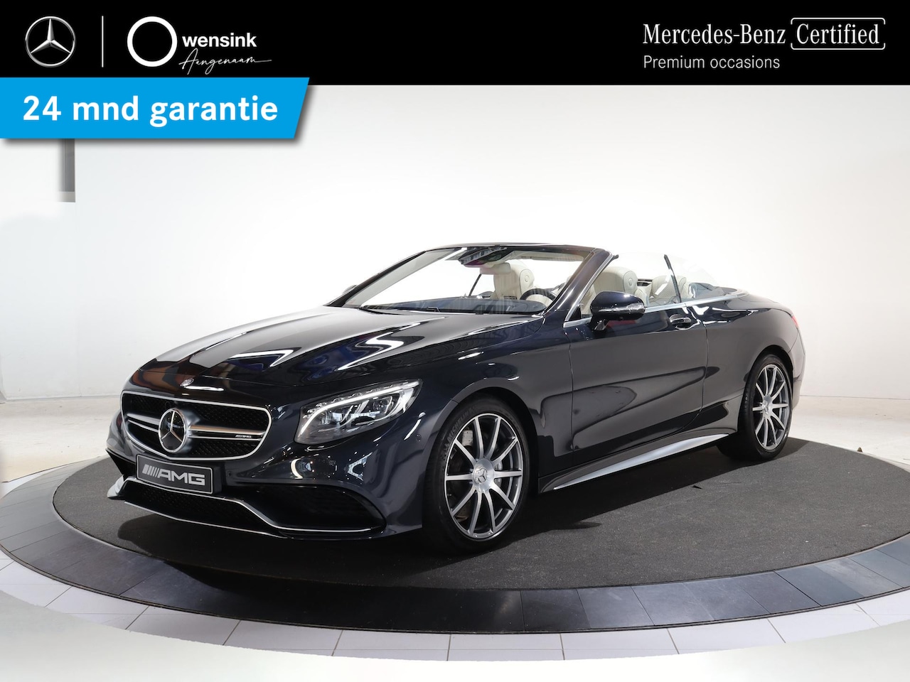 Mercedes-Benz S-klasse Cabrio - AMG 63 4Matic | Burmester | Rijassistentiepakket | Keyless | Headup | 360 graden camera | - AutoWereld.nl