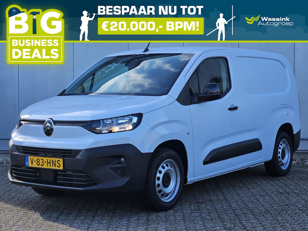 Citroën Berlingo - Van 1.5 HDi 100pk L2 1000kg | Carplay/Android Auto | Camera | Stoel en stuurverwarming - AutoWereld.nl