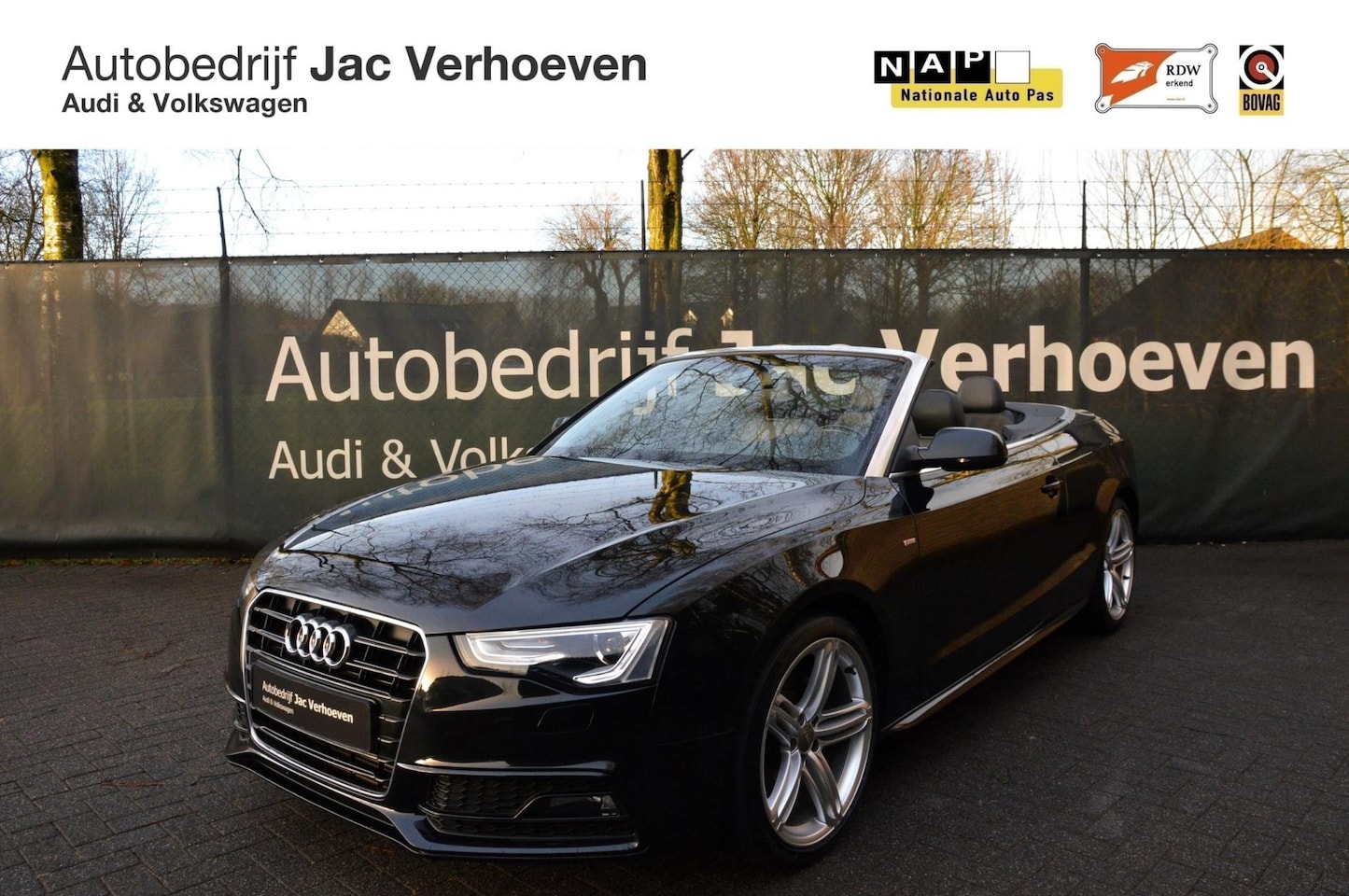 Audi A5 Cabriolet - 1.8 TFSI |S-Line|Leder|MMi+|Hals Verwarming|57.000 km!|Automaat| - AutoWereld.nl