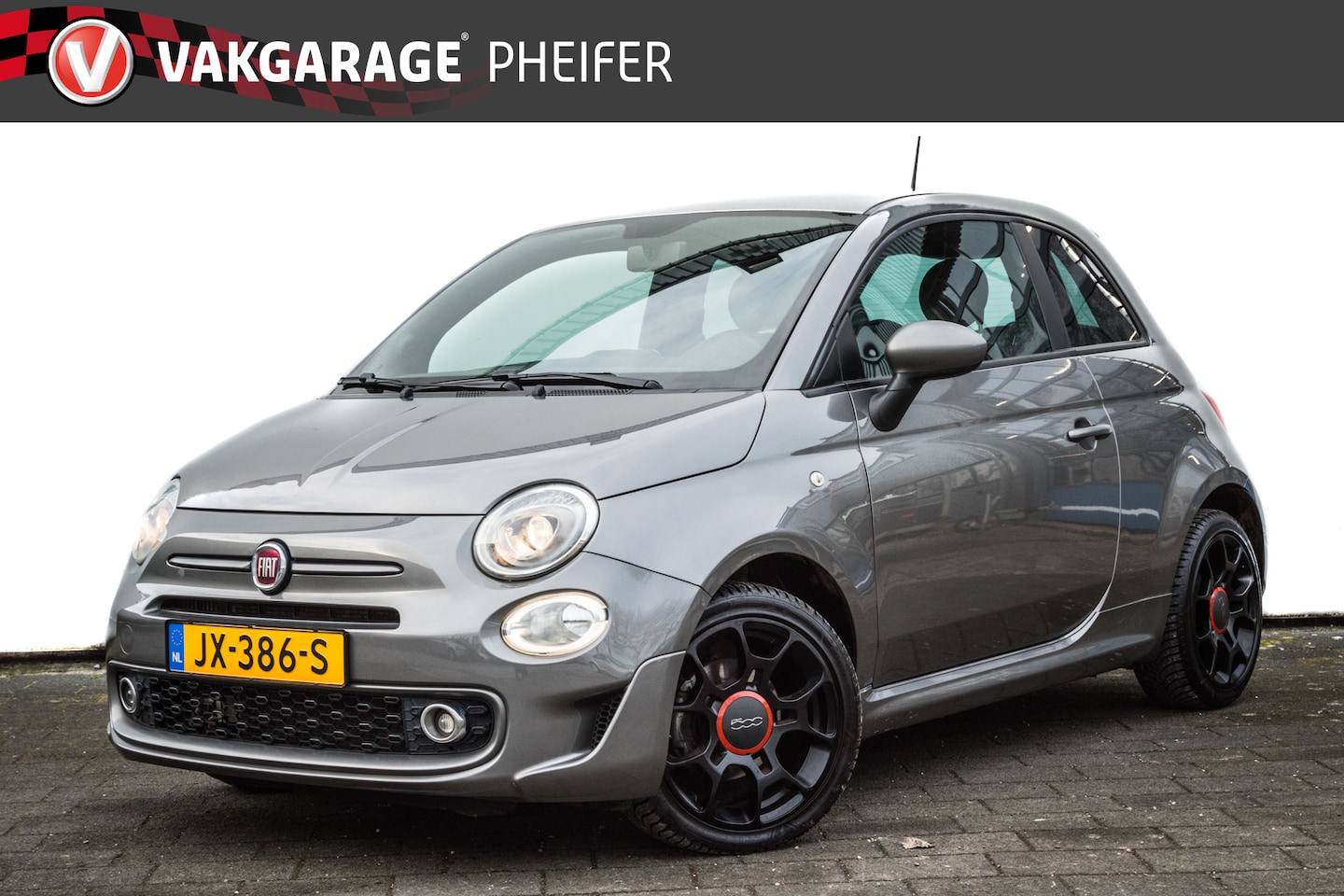 Fiat 500 - 0.9 TwinAir Turbo Sport Sportstoelen/ Carplay/ Airco/ 16" Lmv/ Armsteun - AutoWereld.nl