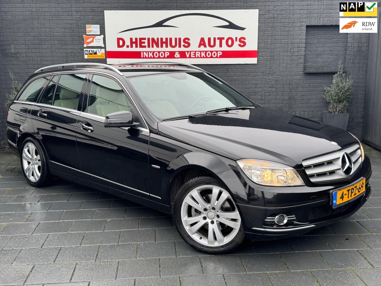 Mercedes-Benz C-klasse Estate - 200 K *AUTOMAAT*AVANTGARDE*LEDER*APK NIEUW* - AutoWereld.nl