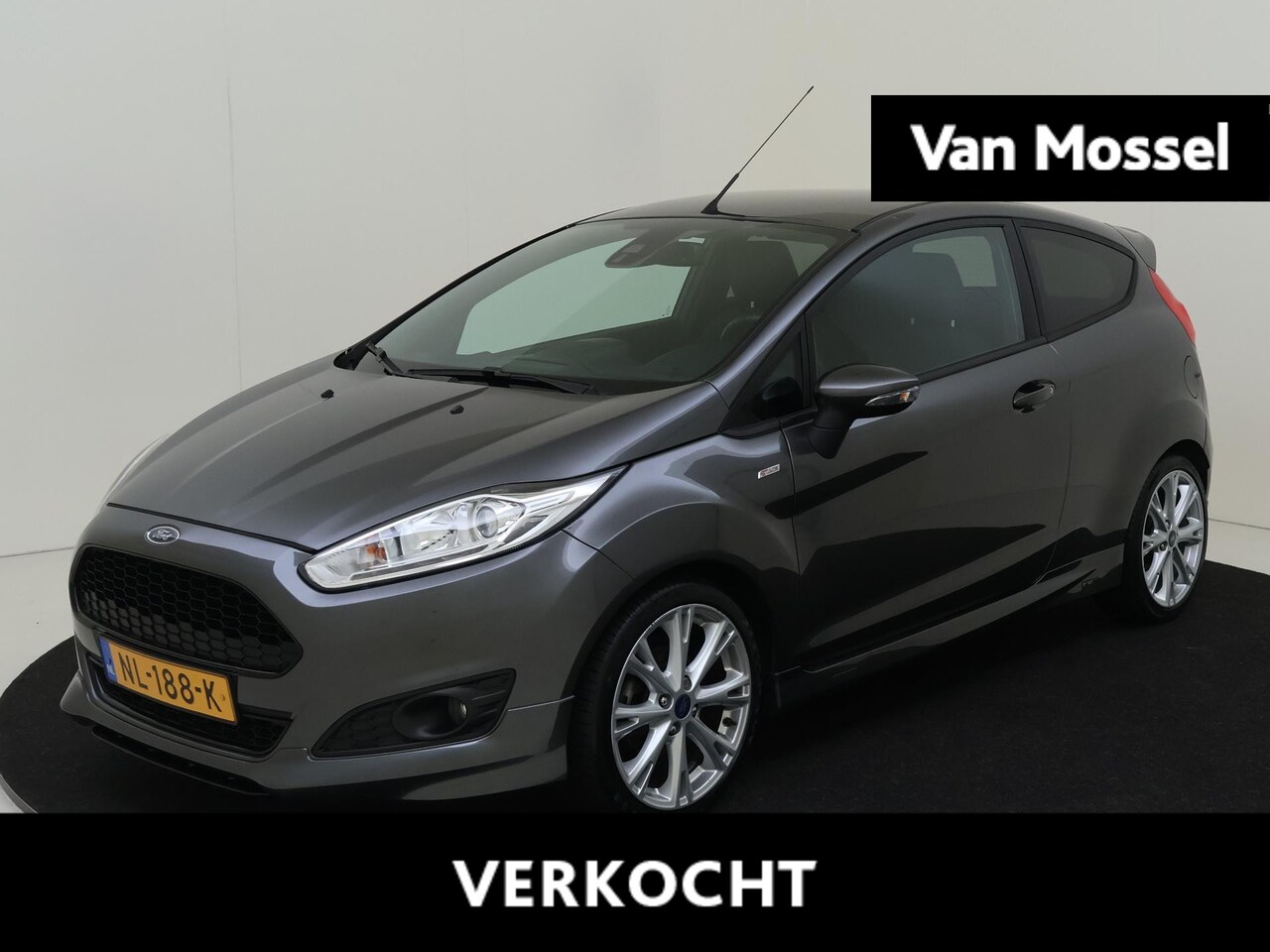 Ford Fiesta - 1.0 EcoBoost ST Line | Climate control | Navigatie | 17" Lichtmetalen velgen - AutoWereld.nl