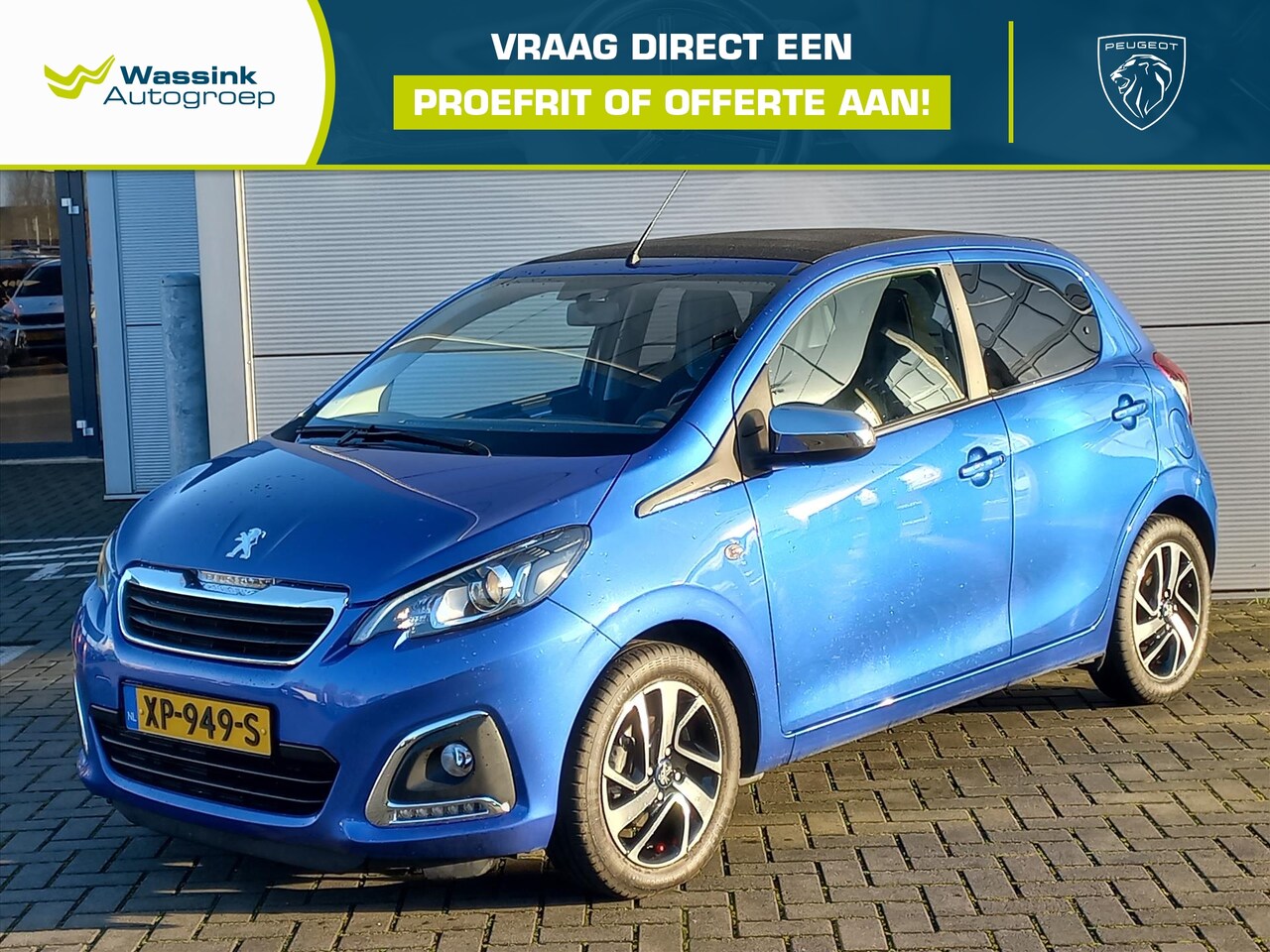 Peugeot 108 - 1.0 72pk 5drs TOP! Allure | Climate control | Navigatie | Elektrisch vouwdak | Lm velgen | - AutoWereld.nl