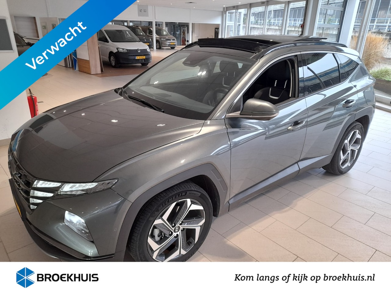 Hyundai Tucson - 1.6 T-GDI HEV Premium Sky | Trekhaak | AllSeason banden | - AutoWereld.nl