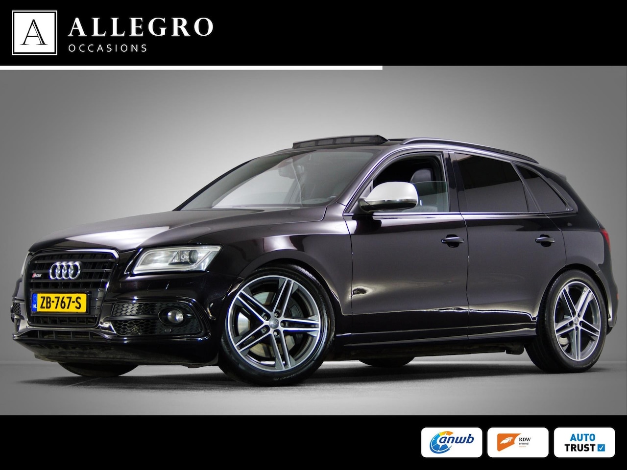 Audi SQ5 - 3.0 TDI quattro S-Line (SCHUIF-/KANTELDAK, BANG & OLUFSEN AUDIO, ADAPTIVE CRUISE CONTROL, - AutoWereld.nl