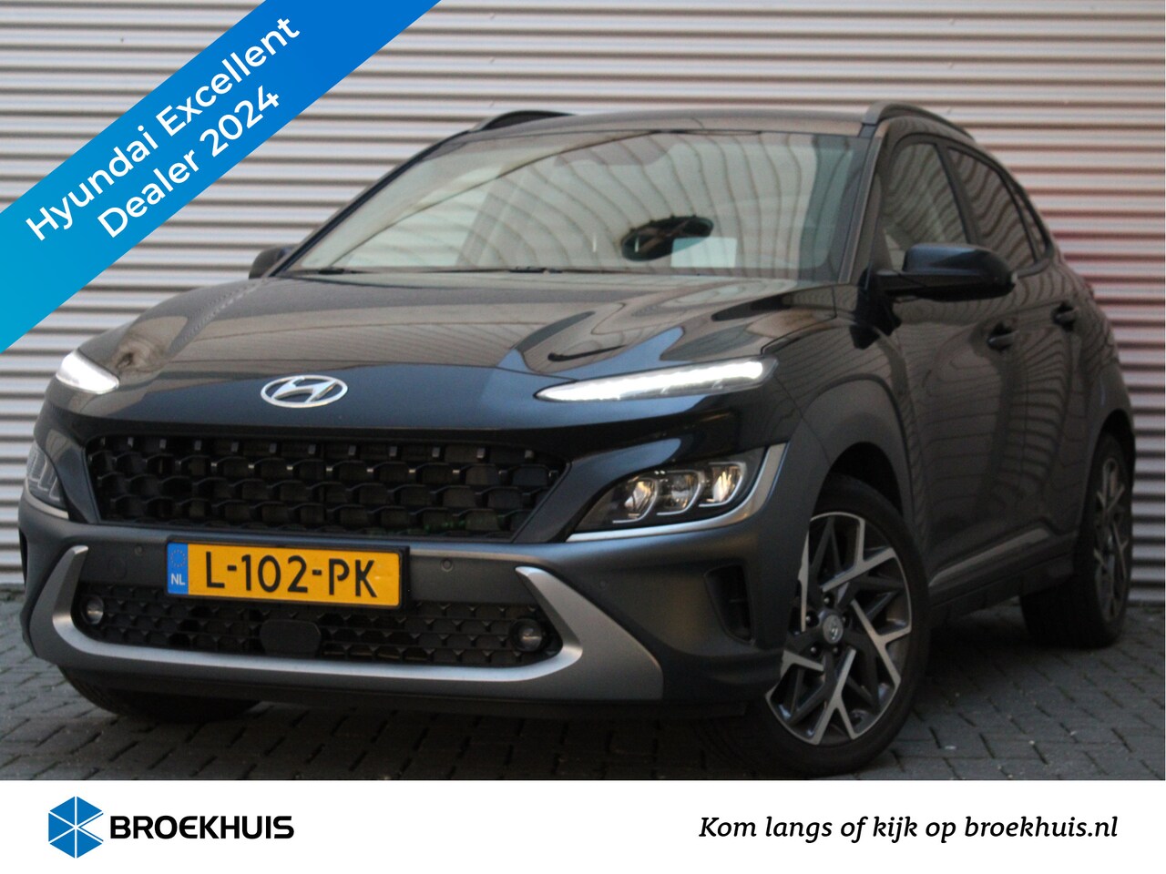 Hyundai Kona - 1.6 GDI HEV Premium | Trekhaak | AllSeason banden | - AutoWereld.nl