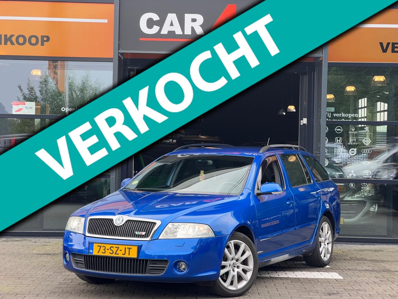 Skoda Octavia Combi - 2.0 TFSI RS 260PK/NAVI/CRUISE/LEDERZEER NETJES/CLIMA - AutoWereld.nl