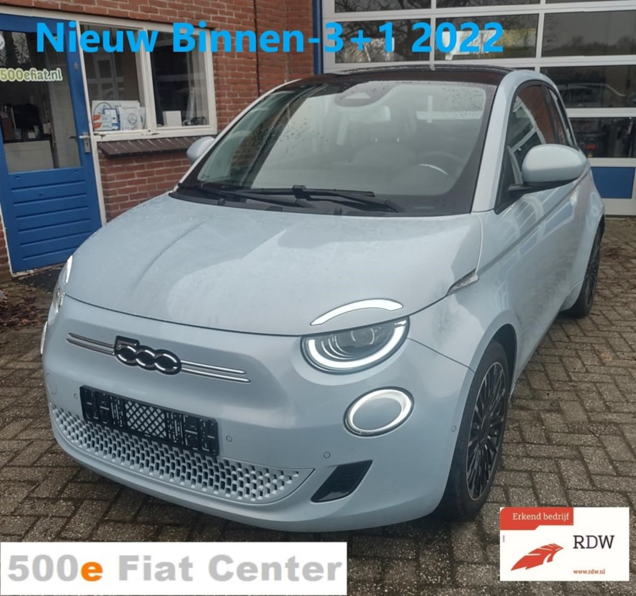 Fiat 500 - E- 3+1 SunRoof -42KW -Als nieuw - AutoWereld.nl