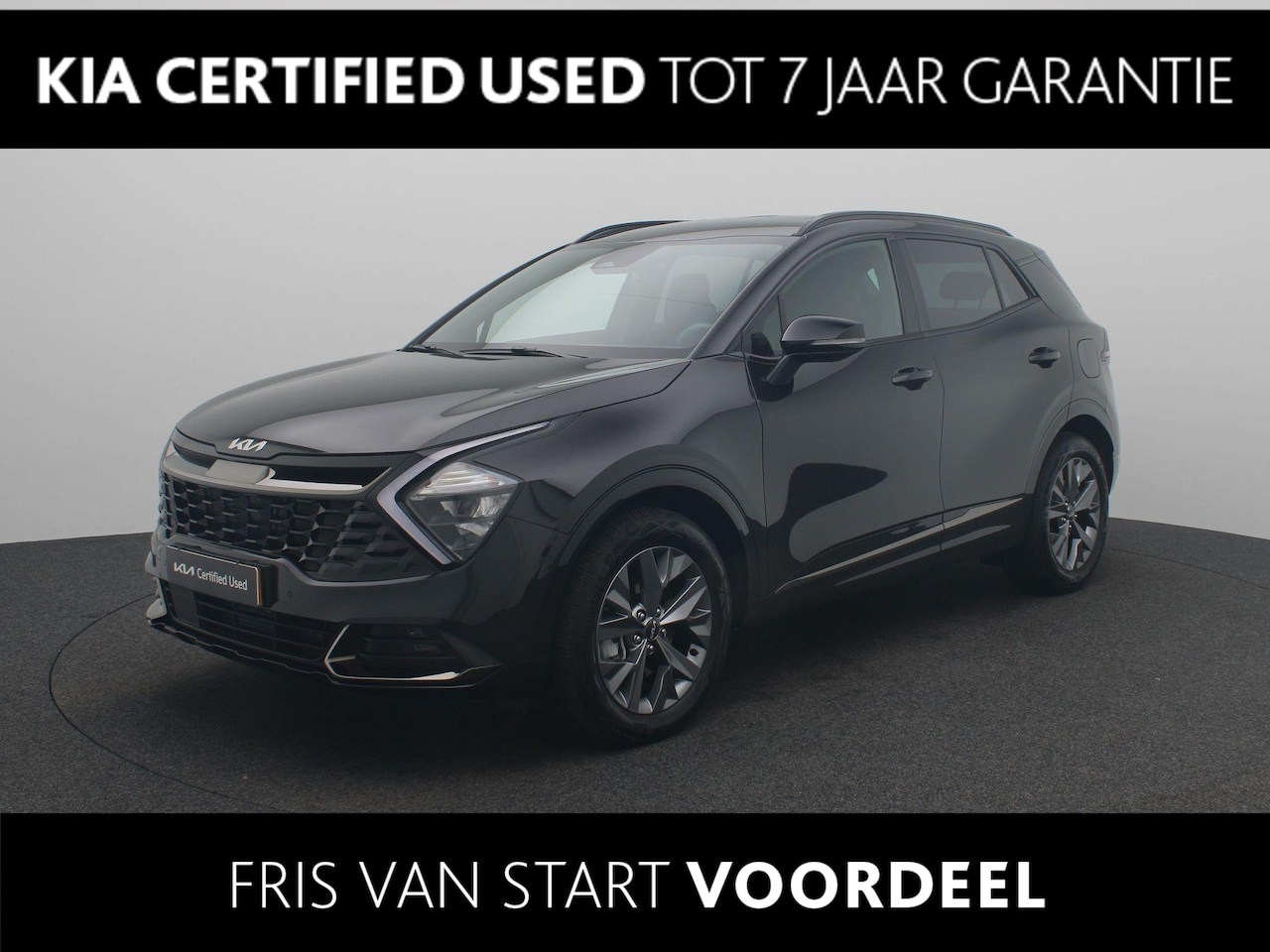 Kia Sportage - 1.6 T-GDi Hybrid Dark Edition Leder | Stoelverwarming | Navi | Clima | LM Velgen 18" | Key - AutoWereld.nl