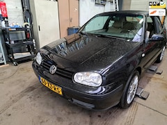 Volkswagen Golf Cabriolet - 1.8 TRENDLINE NIEUWESTAAT LEER NIEUWE DIST.RIEM ALLARM