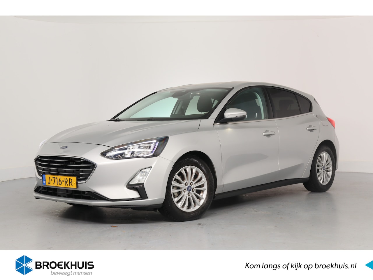 Ford Focus - 1.0 EcoBoost Hybrid Titanium X Business | Dealer Onderhouden! | AGR | Camera | LED | Clima - AutoWereld.nl