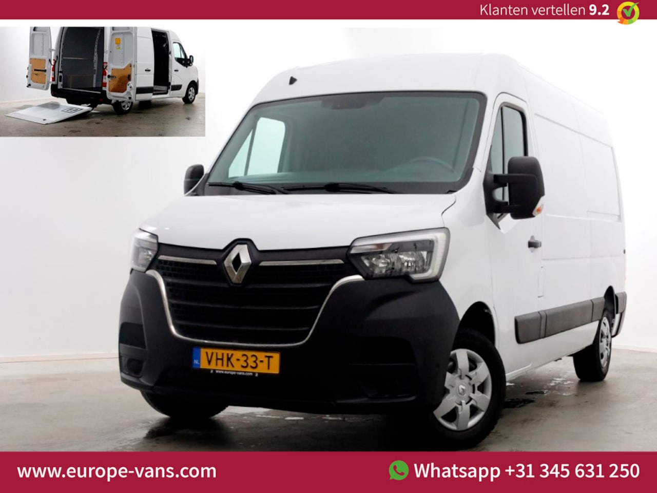 Renault Master - 2.3 dCi 135pk L2H2 Navi/Camera Laadklep 500kg 11-2020 - AutoWereld.nl