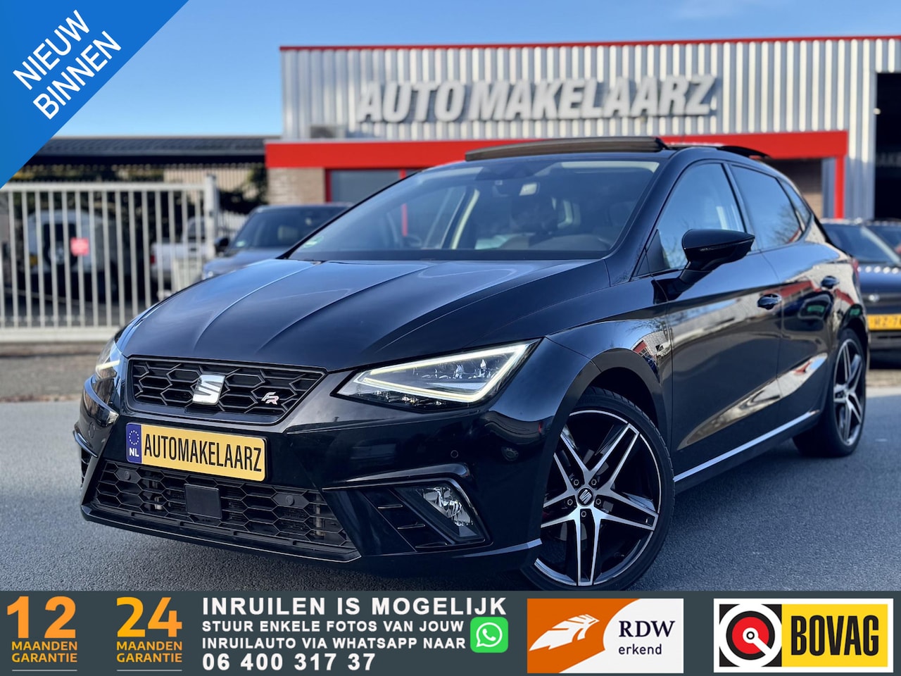 Seat Ibiza - 1.0 TSI FR B.Intense|NAP|PANO|BEATS|TREKHAAK - AutoWereld.nl