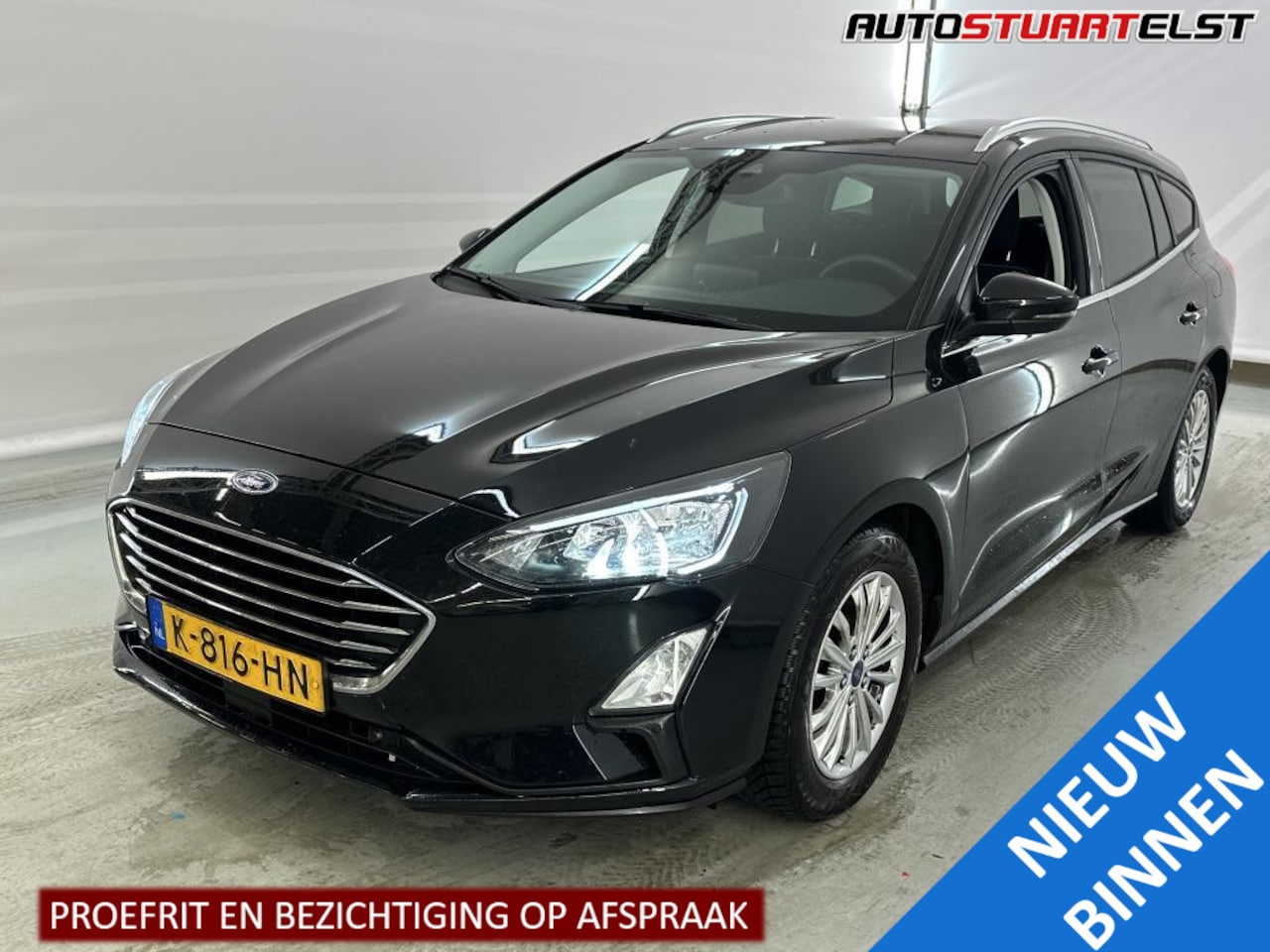 Ford Focus Wagon - Hybrid Titanium Business 125Pk | Stuur / Stoel Verwarming | Camera | Navi | Dealer Onderho - AutoWereld.nl