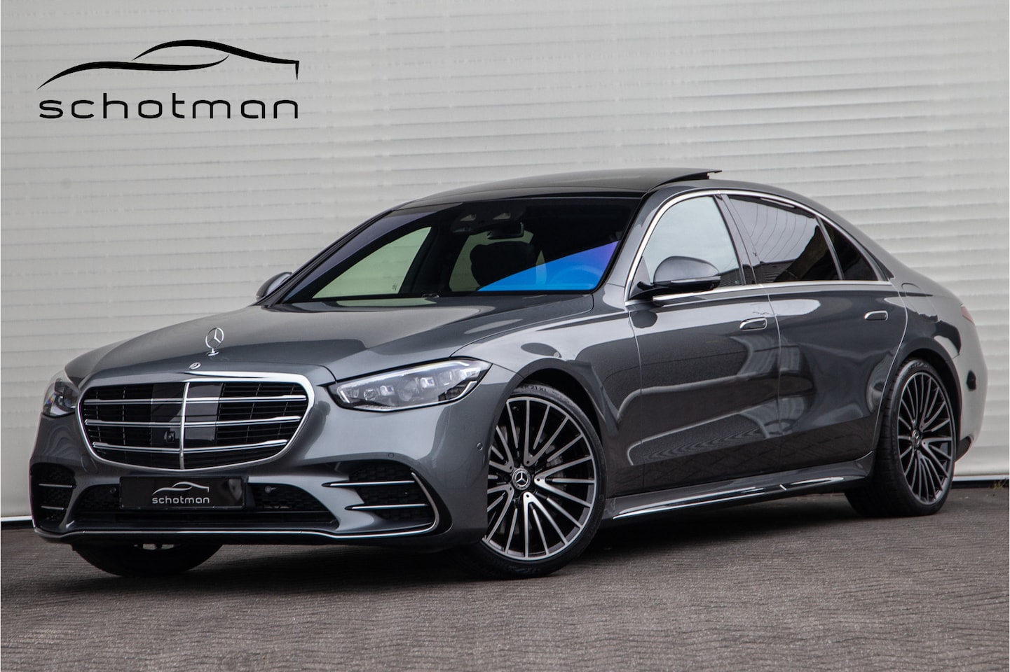 Mercedes-Benz S-klasse - 580 e 4MATIC Lang AMG 4 Wiel sturing, Massage, Leder Exclusief, 2024 - AutoWereld.nl