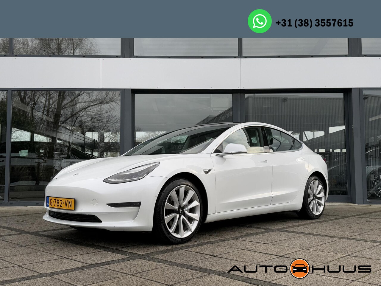 Tesla Model 3 - Long Range RWD Long Range AWD Dual Autopilot Panorama Leder - AutoWereld.nl