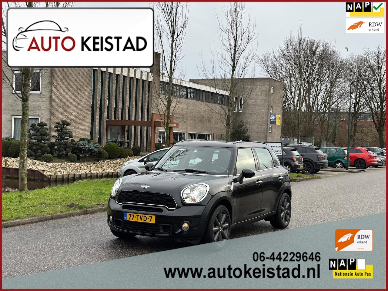 MINI Countryman - Mini 1.6 Cooper S 184PK AUTOMAAT LEDER/XENON/NAVIGATIE! NETTE STAAT! - AutoWereld.nl