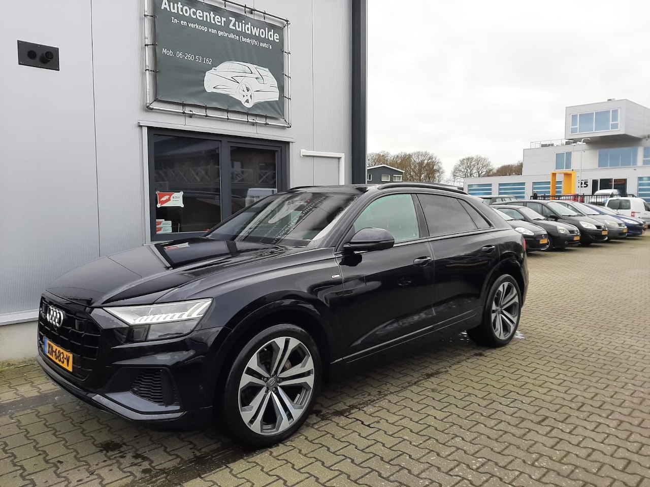 Audi Q8 - 50 TDI quattro S Line 360 camera lucht vering pano dak matrix lampen - AutoWereld.nl