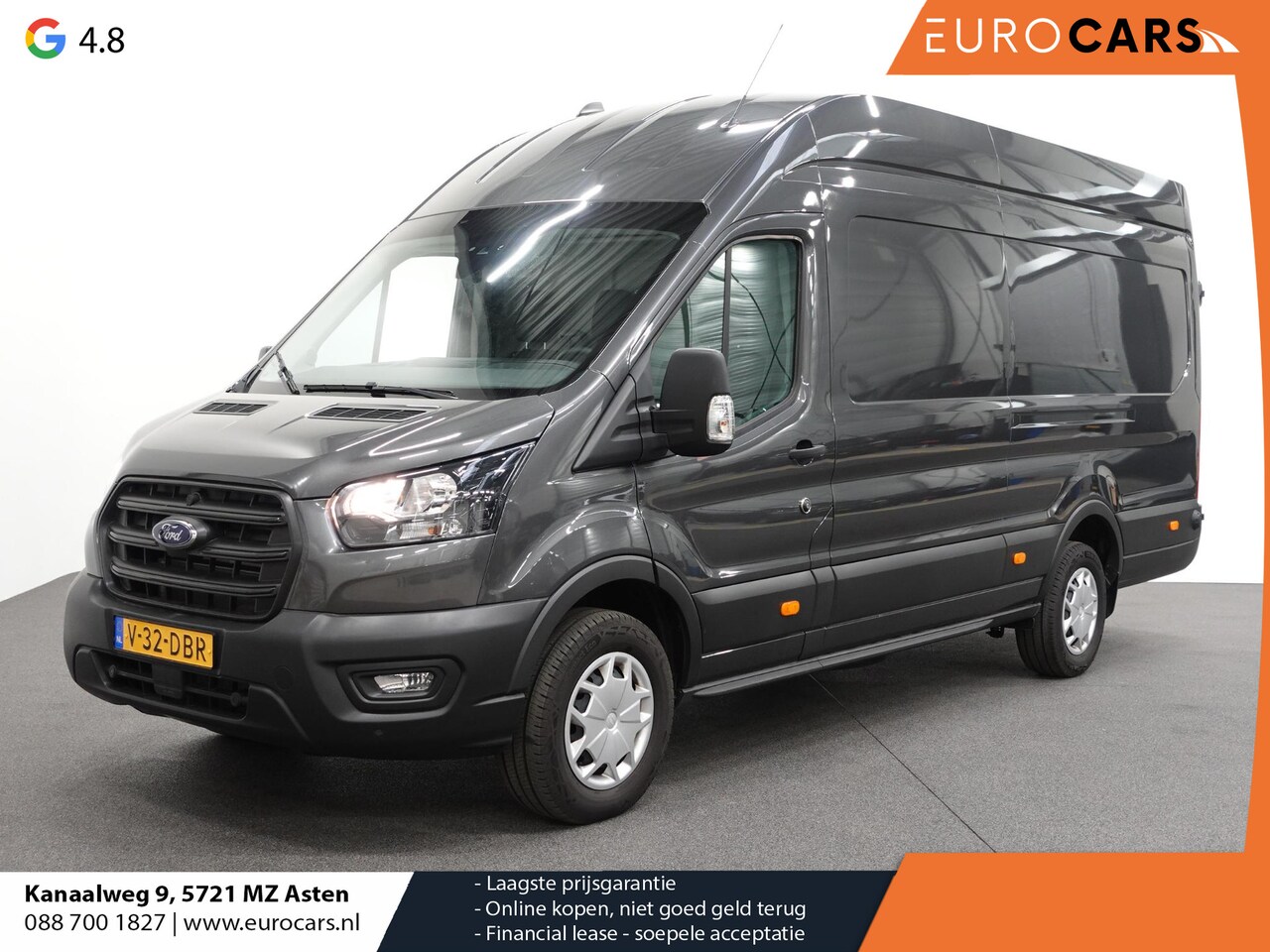 Ford Transit - 350 2.0 TDCI L4H3 Trend Automaat Camera  Trekhaak Cruise control Parkeersensoren - AutoWereld.nl