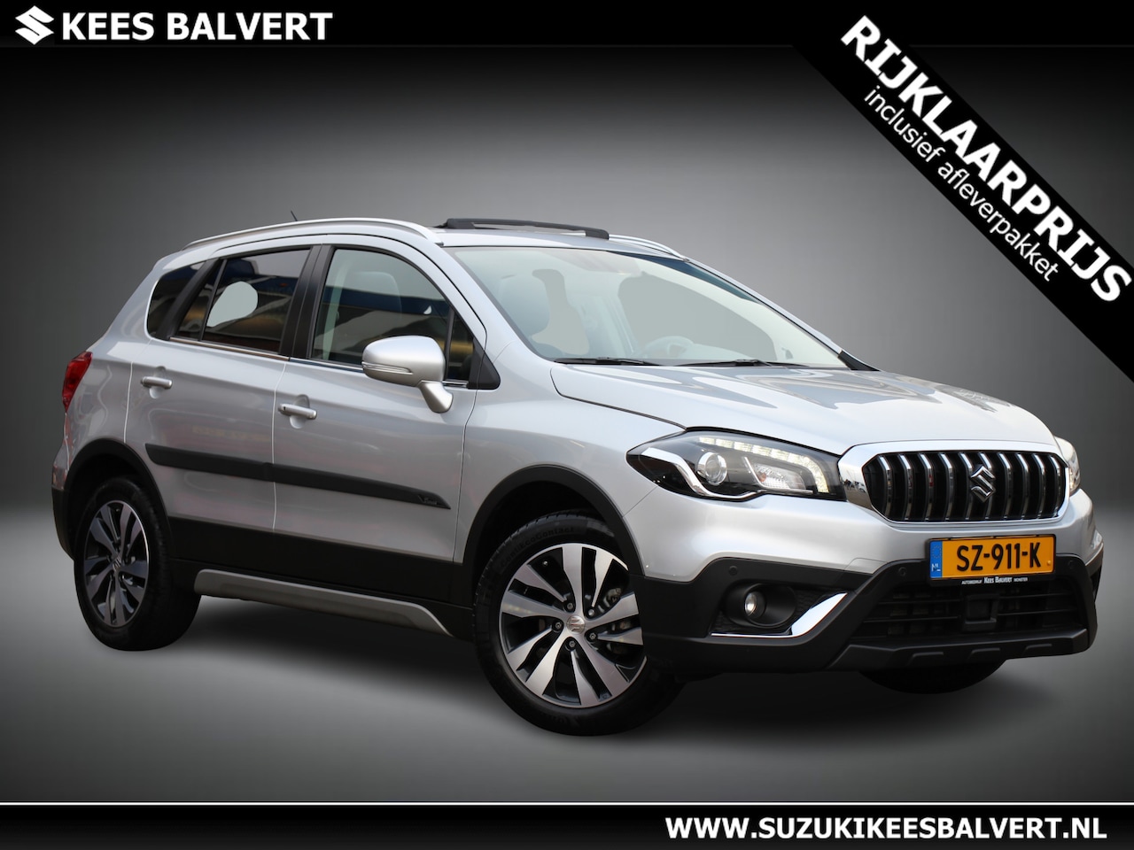 Suzuki S-Cross - 1.4 Boosterjet High Executive/Stijl Automaat | Leer | Opendak | PDC | - AutoWereld.nl