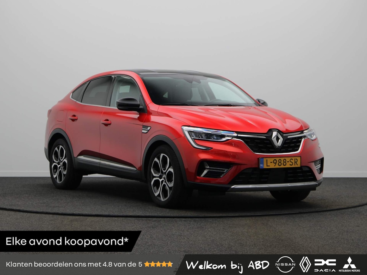 Renault Arkana - 1.6 E-Tech Hybrid 145 Intens | Wegklapbare trekhaak | Nederlandse auto | Dealer onderhoude - AutoWereld.nl