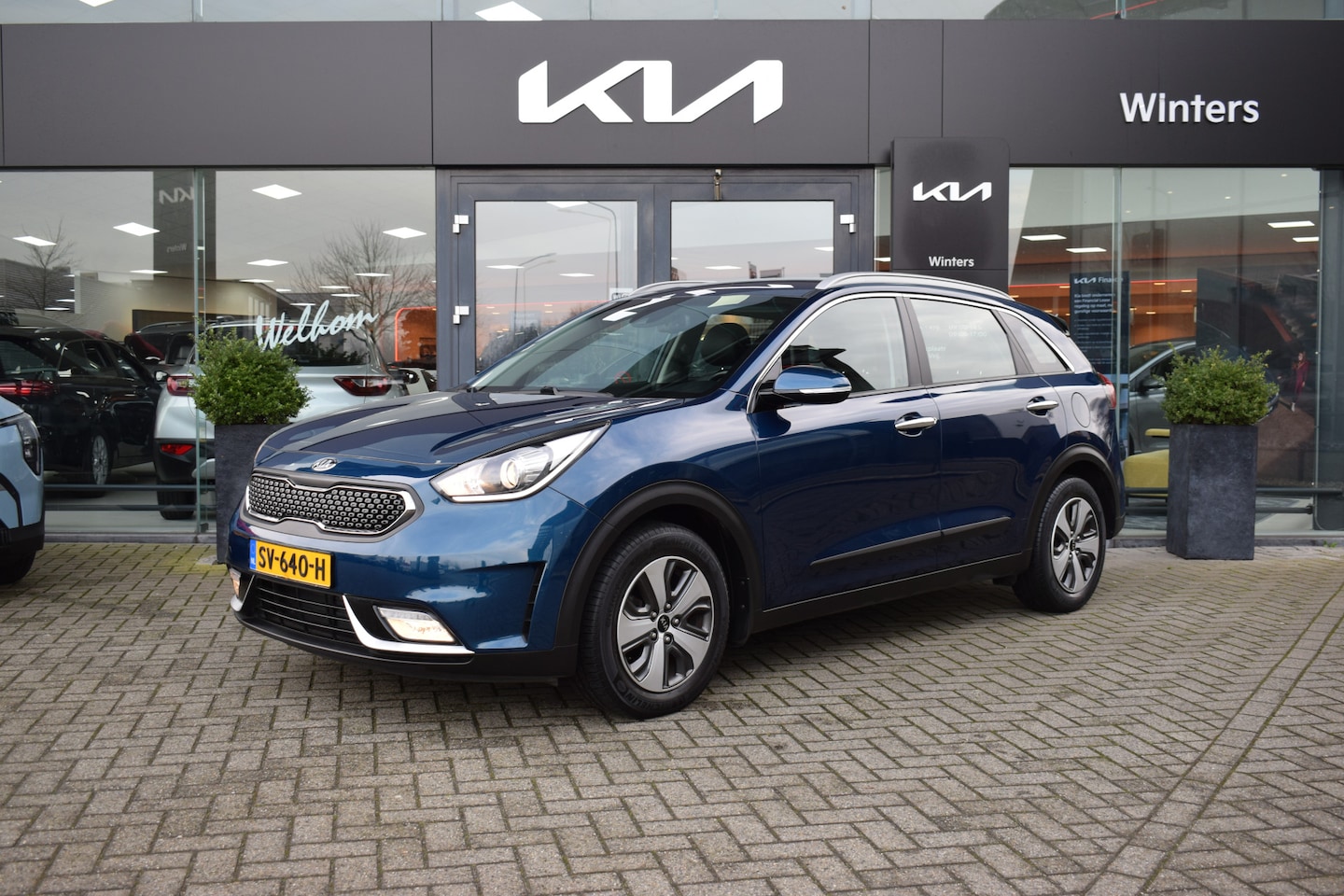 Kia Niro - 1.6i-16V Hybrid DynamicLine DCT6/Autom. ECC Cr.Control Navi+Camera BT+USB PDC 16"LMV Deale - AutoWereld.nl