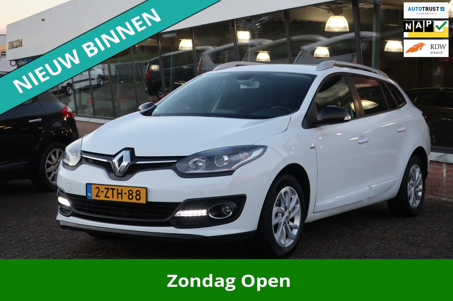 Renault Mégane Estate - 1.2 TCe Limited LED_NAVI_CRUIS_PDC_LMV. - AutoWereld.nl