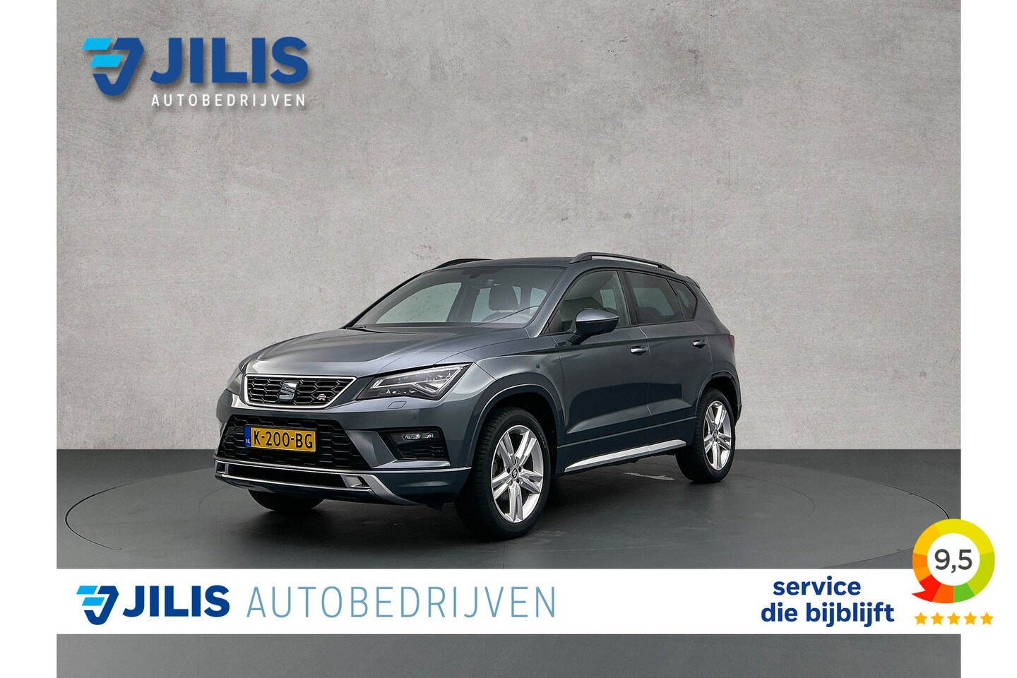 Seat Ateca - 1.5 TSI FR Business Intense | Half lederen bekleding | Elektrisch glazen panoramadak | Led - AutoWereld.nl