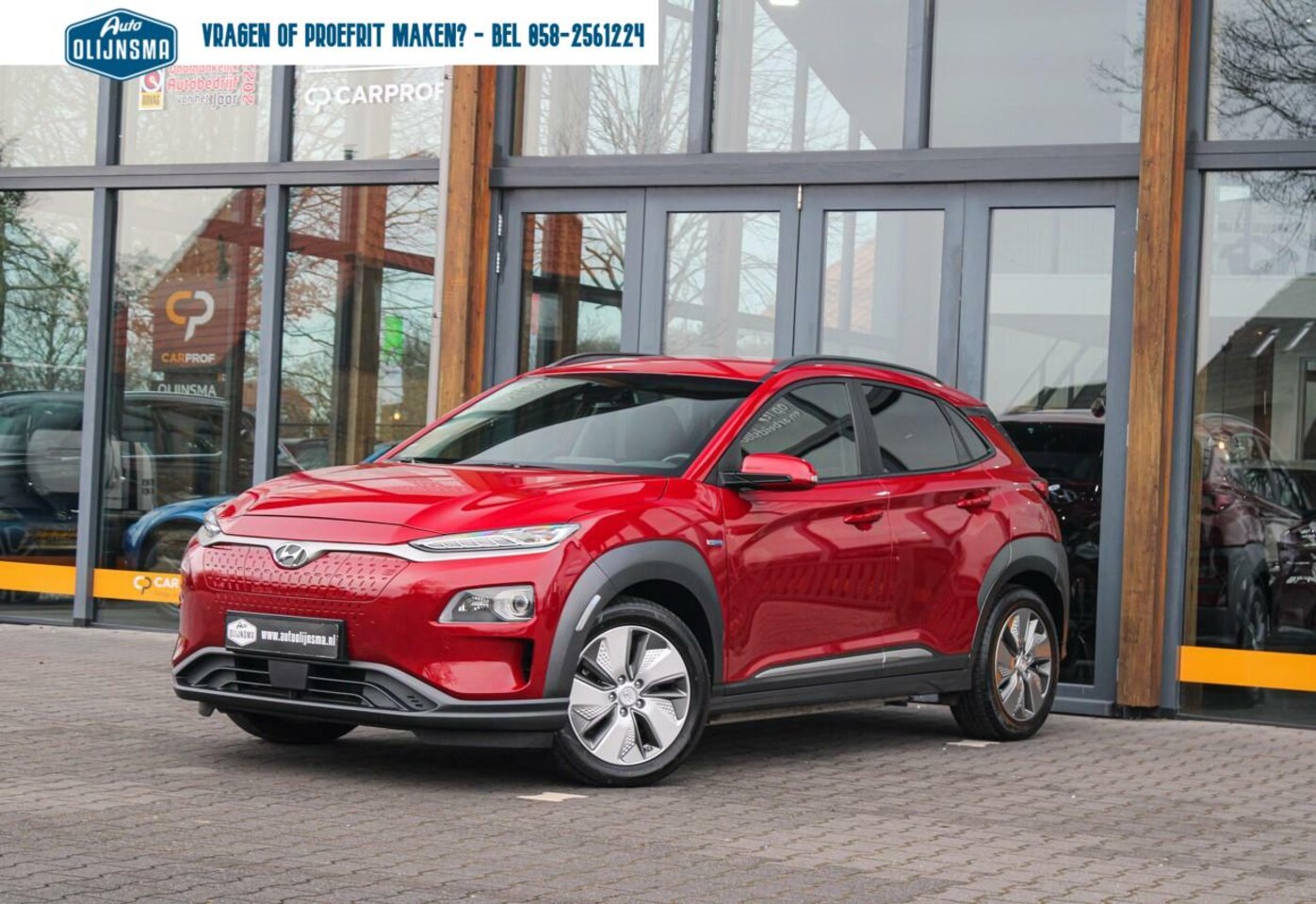 Hyundai Kona Electric - EV Premium 64 kWh|Navi|Stoelverwarming|Leer|Clima - AutoWereld.nl