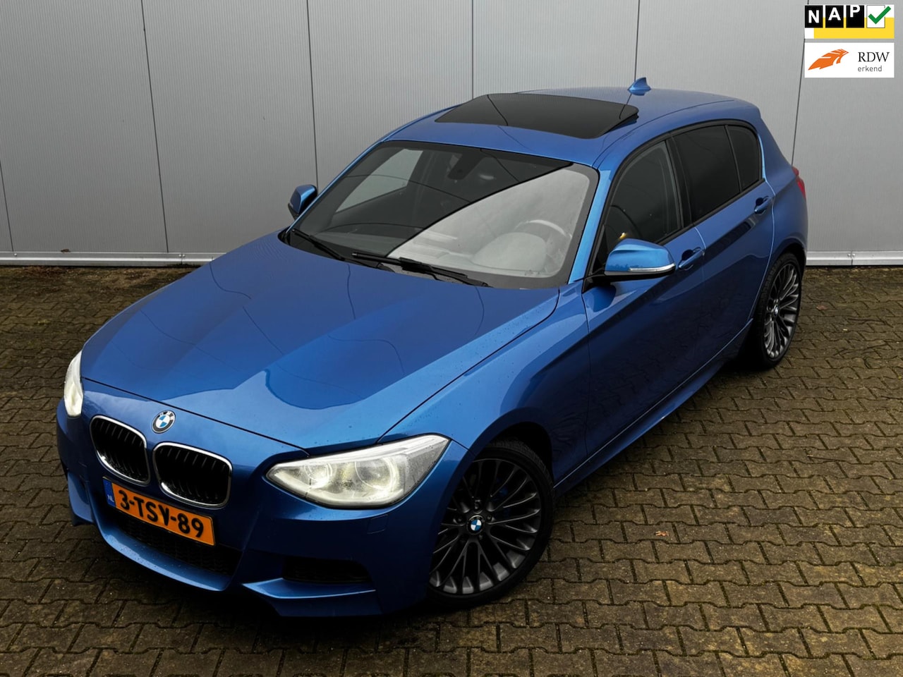 BMW 1-serie - 118i M SPORT SCHUIFDAK GR NAVIGATIE XENON CLIMA NAP M PAKKET ORIGINEEL NEDERLANDS - AutoWereld.nl